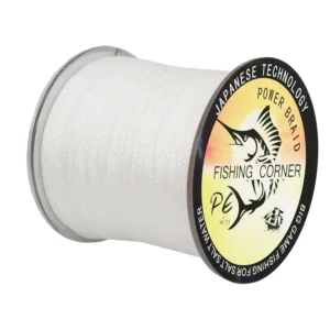 Braid Fishing Line 500M 4 Strands Multifilament Fishing Wire 10LB-80LB White Carp Fishing Line Trout Line