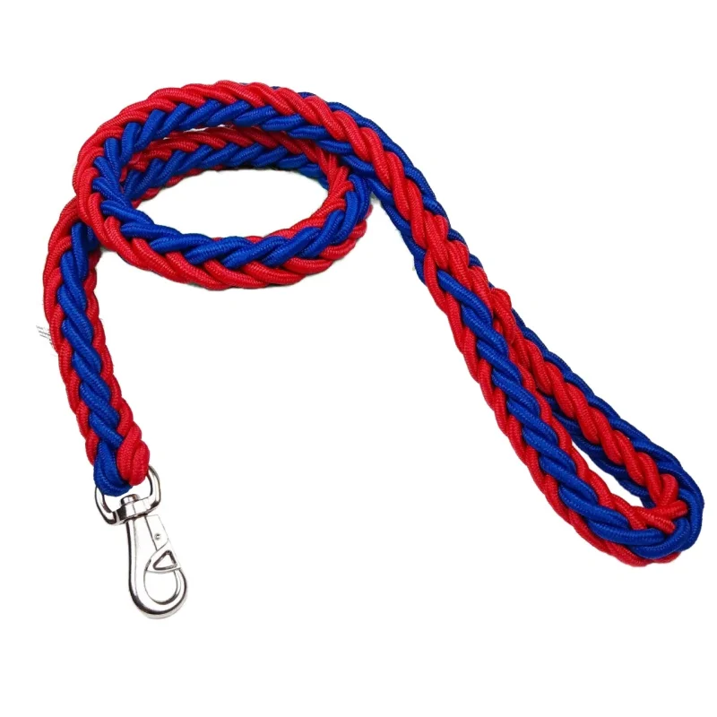 Large Dog Leash Nylon Braided Traction Rope Pet Walking Thick Hand Rope For Bulldog Rottweiler Hound Dogs Accessories - Image 9