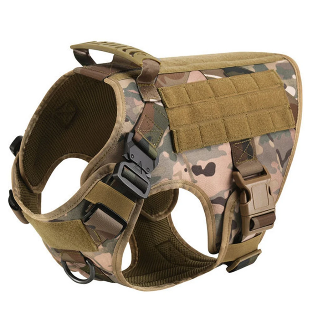 Military Large Dog Harness Training Pet Vest for French Bulldog German Shepherd Malinois Tactical Harnesses For Dogs Accessories - Image 10