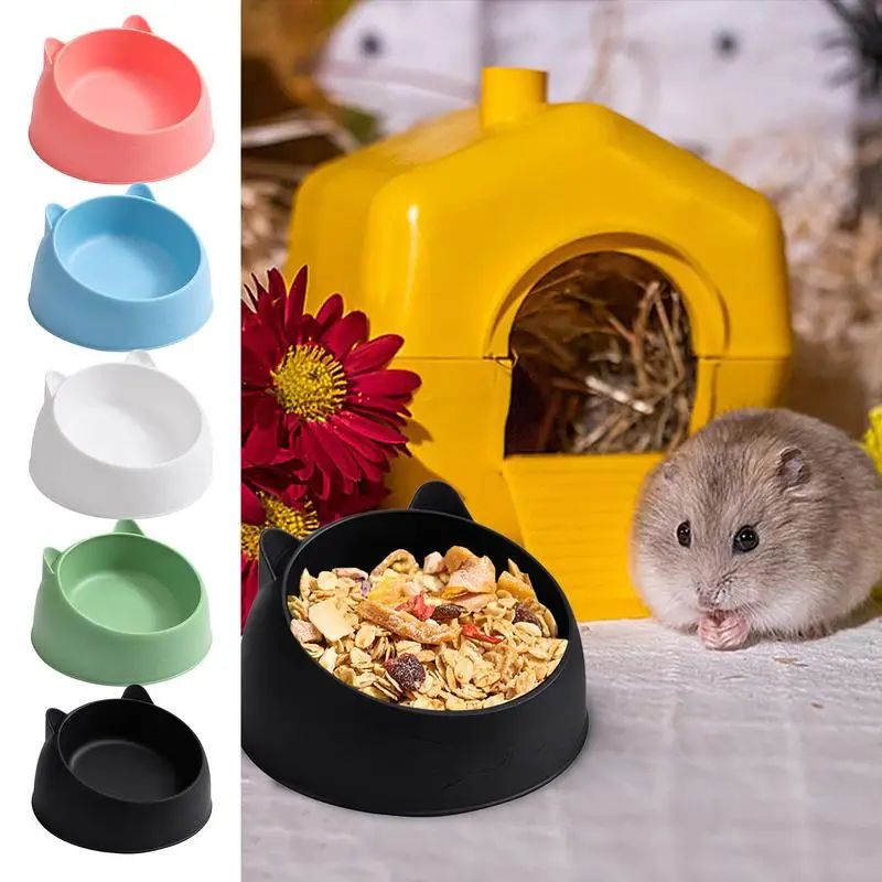 Hamster Feeding Bowl Hamster Food Water Bowl For Rabbit Guinea Pig Small Pets Feeder Dish Pet Food Bowl Supplies - Image 2