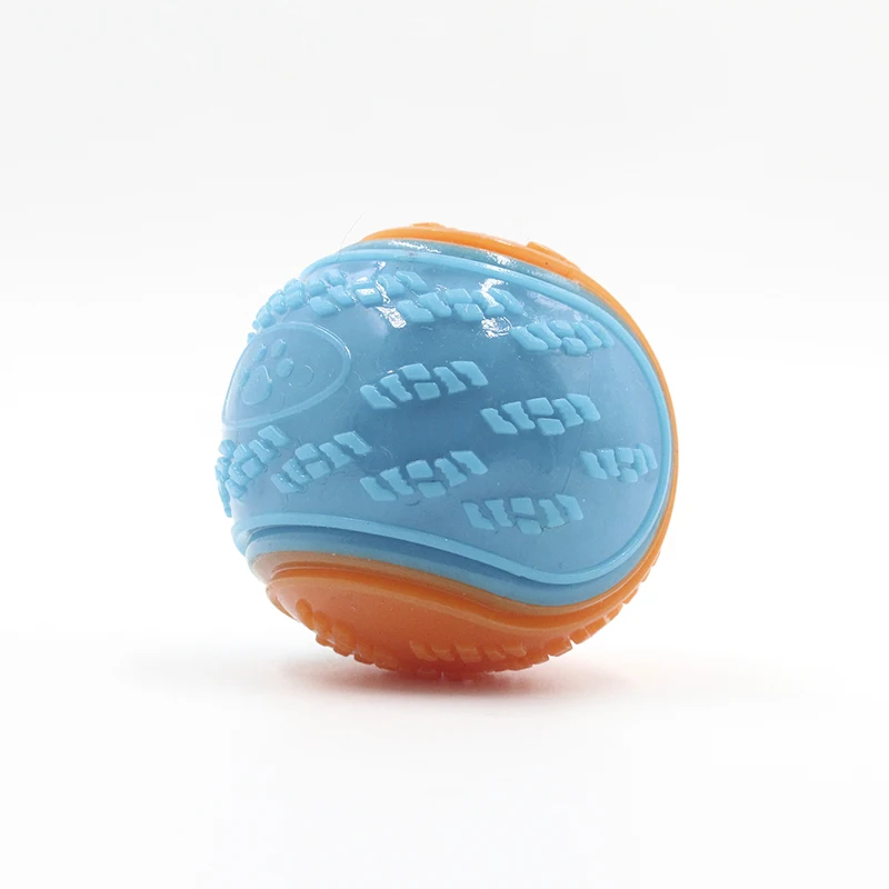 Dogs Interactive Toys Soft TPR Toys for Dog Pet Teeth Cleaning Bite Resistance Squeaky Dog Ball Toy - Image 7