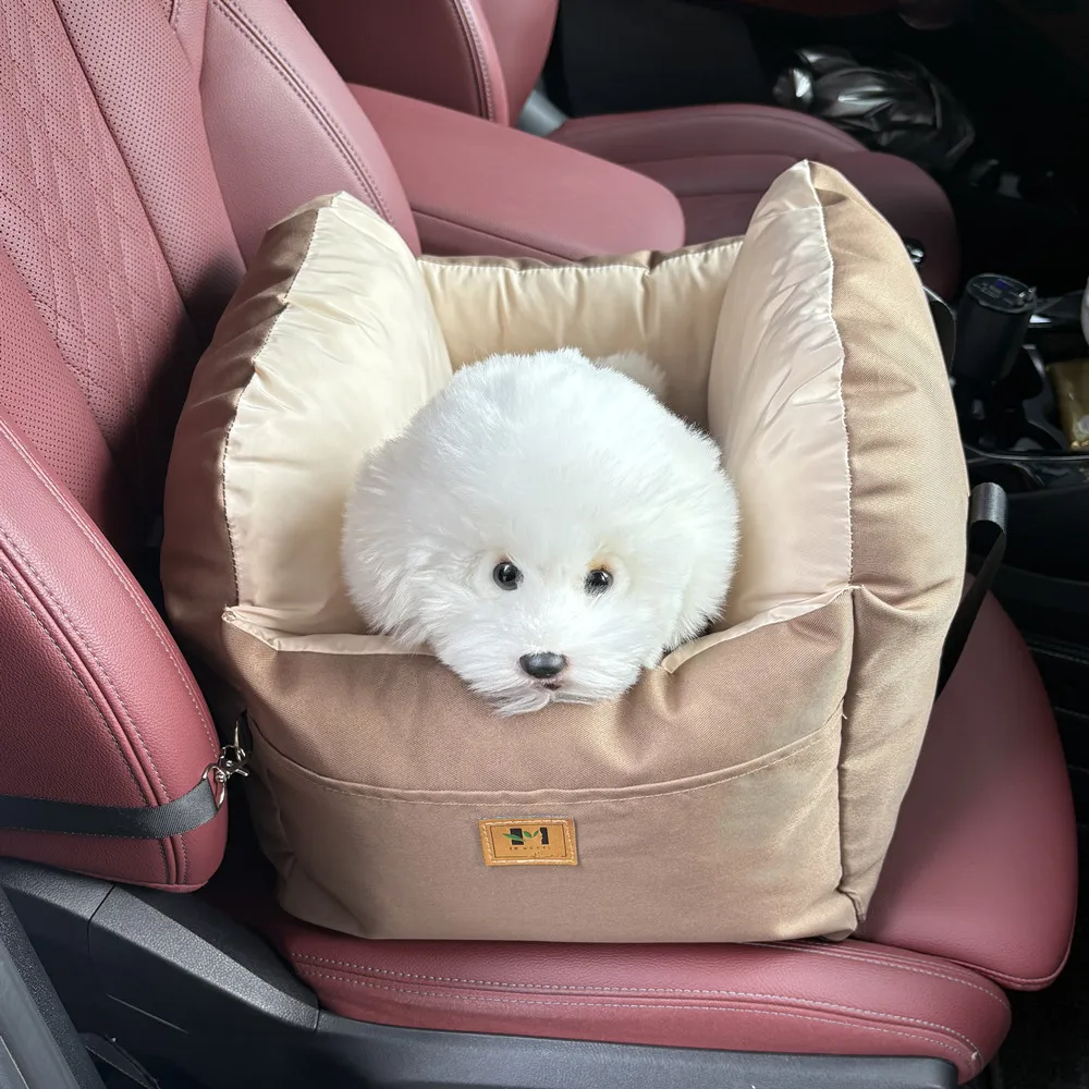Small Dog Car Seat Dog Bag - Booster Seat Bed for , Washable Soft cotton Filling Travel Pet Cat Carrier nest Home dog kennel - Image 2