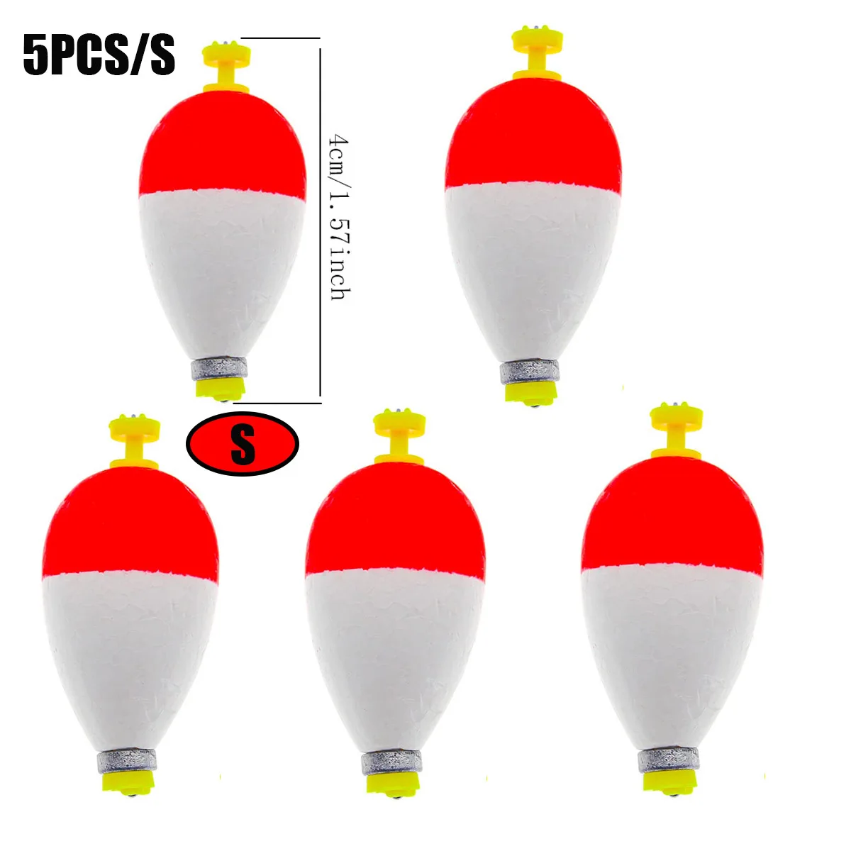 Fishing Bobbers Floats Set Foam Snap on Float Weighted Bobbers Fishing Push Button Snap-on Bobbers Spring Oval Assortment - Image 7