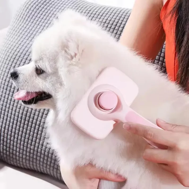 Dog Hair Remover Brush Cat Comb Grooming Massage Brush for Shedding Grooming Pet Removes Hairs Cleaning Bath Brush Dog Supplies - Image 2