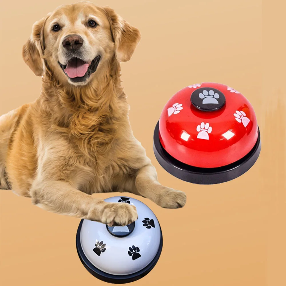Pet Toys Bell for Dogs Cat Training Interactive Toy Called Dinner Small Bells Footprint Ring Trainer Feeding Reminder For Teddy - Image 4