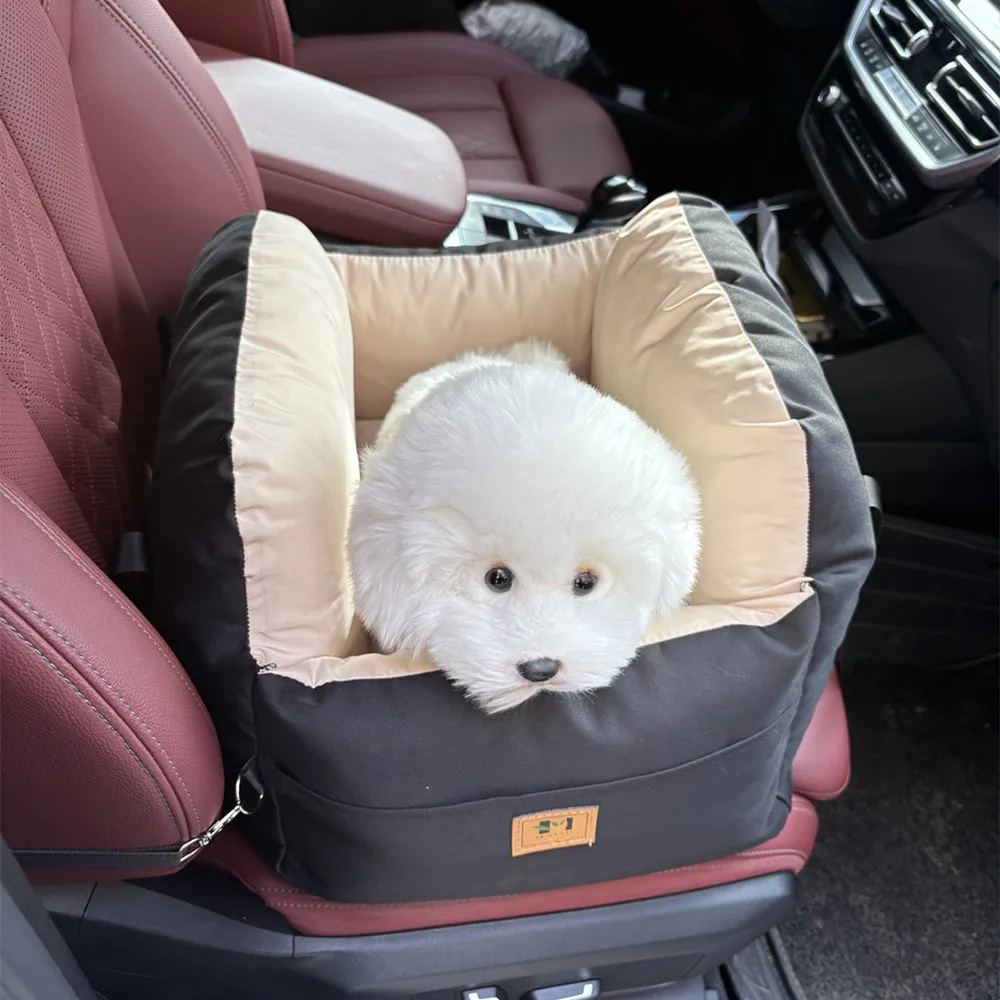 Small Dog Car Seat Dog Bag - Booster Seat Bed for , Washable Soft cotton Filling Travel Pet Cat Carrier nest Home dog kennel - Image 4