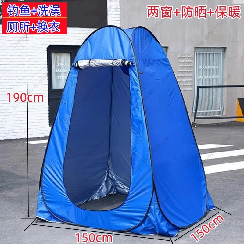 Outdoor Fishing Tent Single Winter Special Winter Double Thickened Sun Protection Portable Windproof Cold Ice Fishing - Image 5