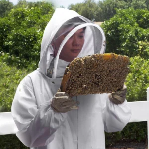 Professional Beekeeper Suit Ventilated Full Body Beekeeping Bee Keeping Suit Hooded Beekeeping Coat New