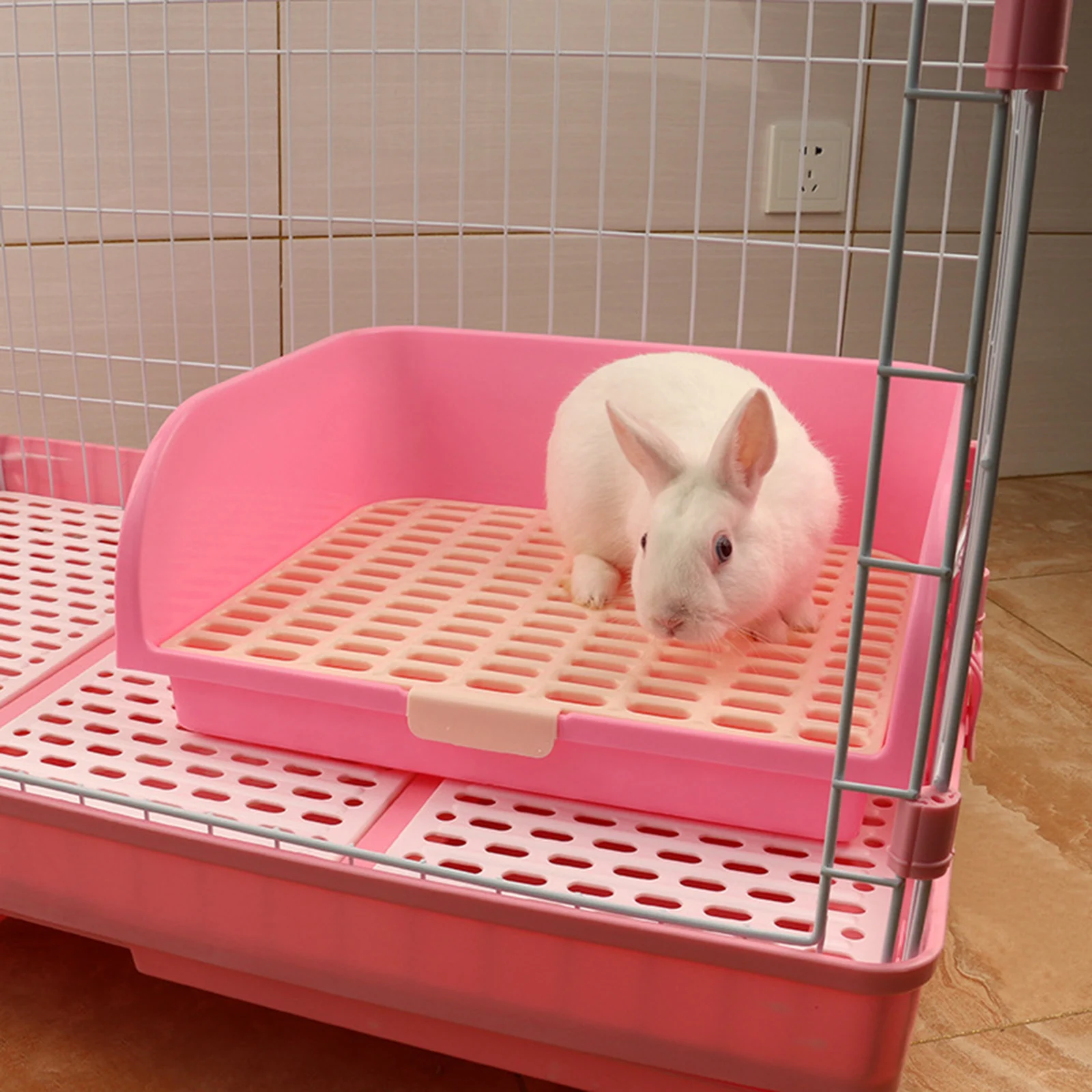 Large Rabbit Litter Box Litter Tray Toilet Pet Toilet Litter Bedding Box Potty for Ferret Bunny Small Animal - Image 3