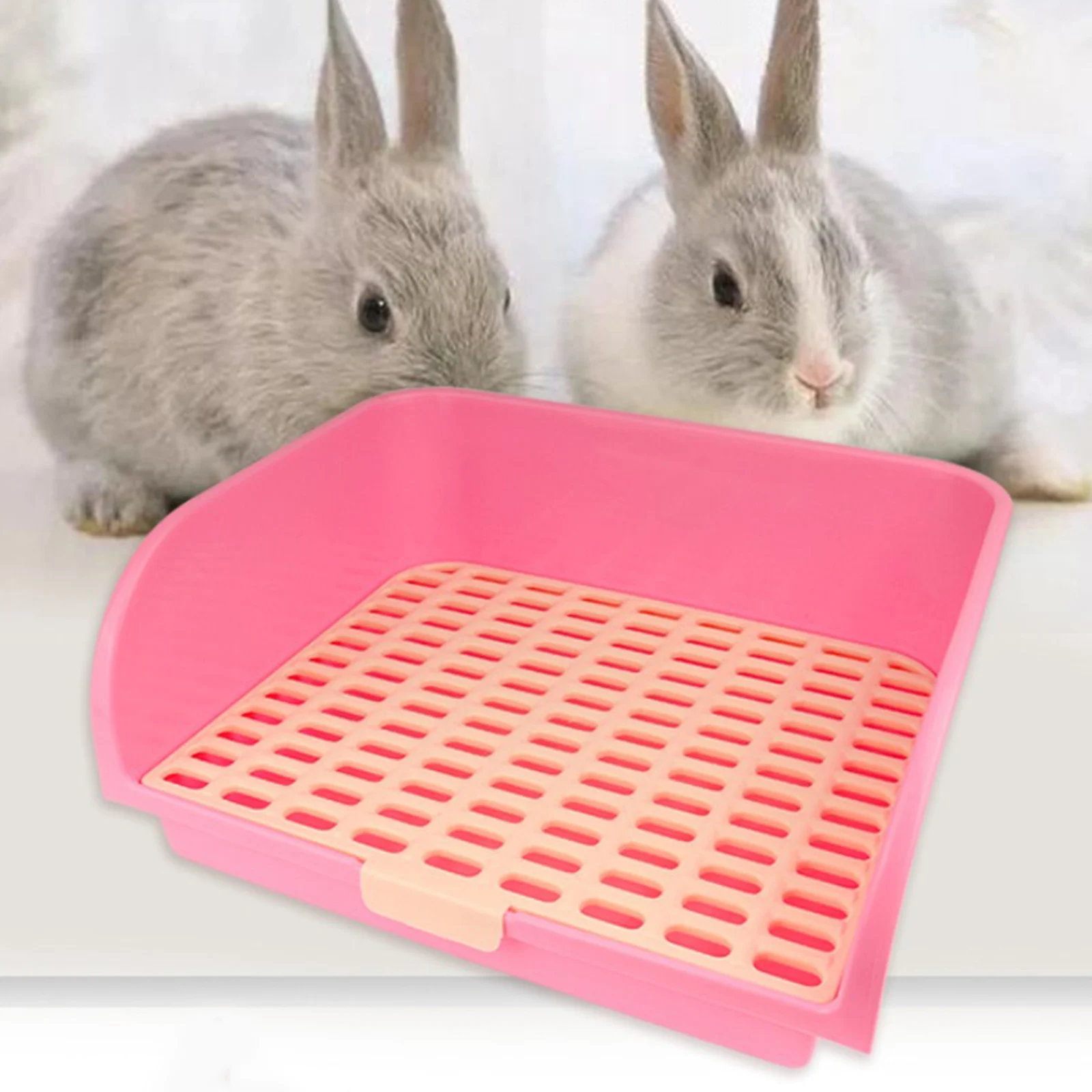 Large Rabbit Litter Box Litter Tray Toilet Pet Toilet Litter Bedding Box Potty for Ferret Bunny Small Animal - Image 4