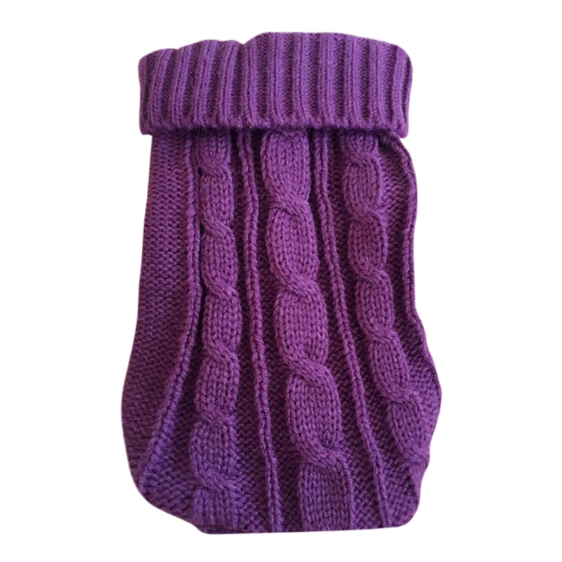 Small Medium Pet Dog Sweaters Winter Pet Clothes Warm Sweater Coat Outfit for Cats Clothes Woolly Soft Dog T Shirt Jacket - Image 17