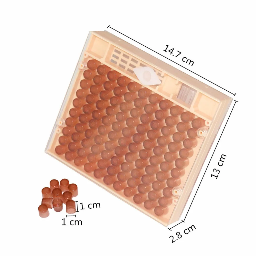 Bee Queen Breeding Cell Cage Beekeeper Beekeeping Rearing Tool Apiculture Supplies Honeycombs Bee Nest Box Isolation Cell Cup - Image 2