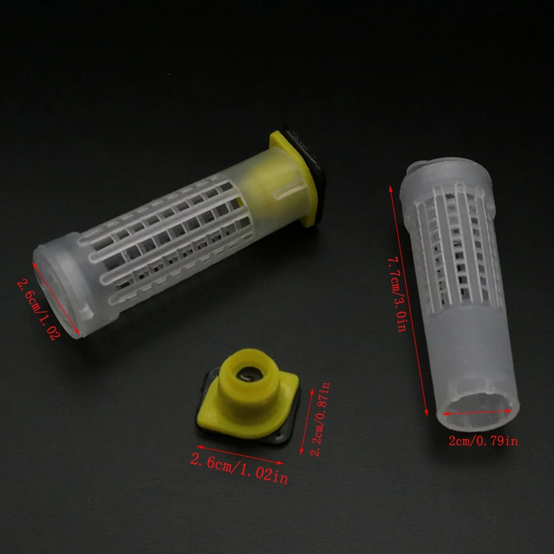 Beekeeping King Queen Bee Rearing System Box Plastic Cup Cell Protection Cover Cage Apiculture Kit Bees Tools Supplies 1 Set - Image 2