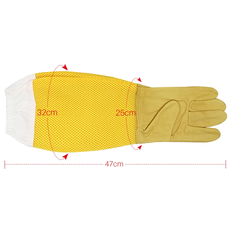 Beekeeper Beekeeping Gloves Protective Sleeves Ventilated Professional Anti Bee for Apiculture Beekeeper Prevent Beehive tools - Image 5