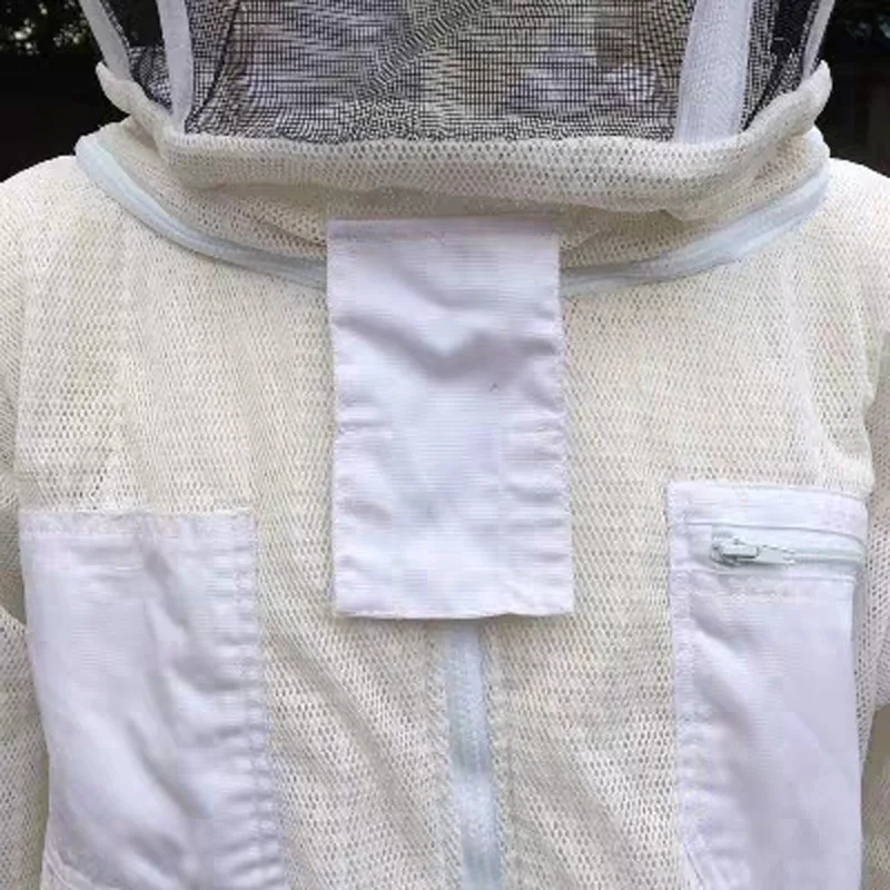 1 Set Beekeeping Suit Bee Keeper Professional Clothing Mosquito Suit Metal Zipper Bees Breathable Anti Beekeeping Clothing - Image 2