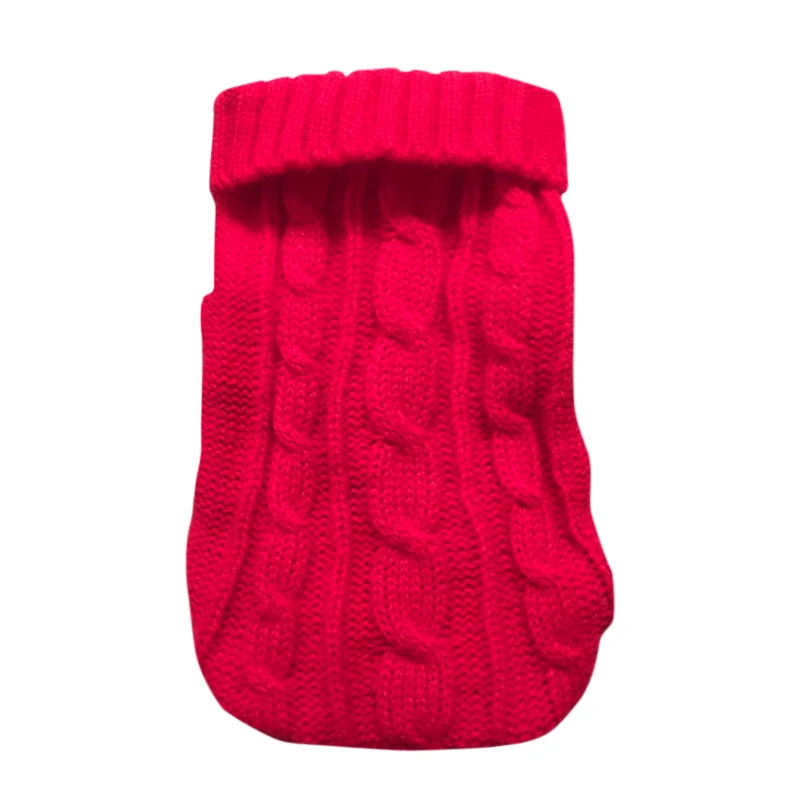Small Medium Pet Dog Sweaters Winter Pet Clothes Warm Sweater Coat Outfit for Cats Clothes Woolly Soft Dog T Shirt Jacket - Image 11