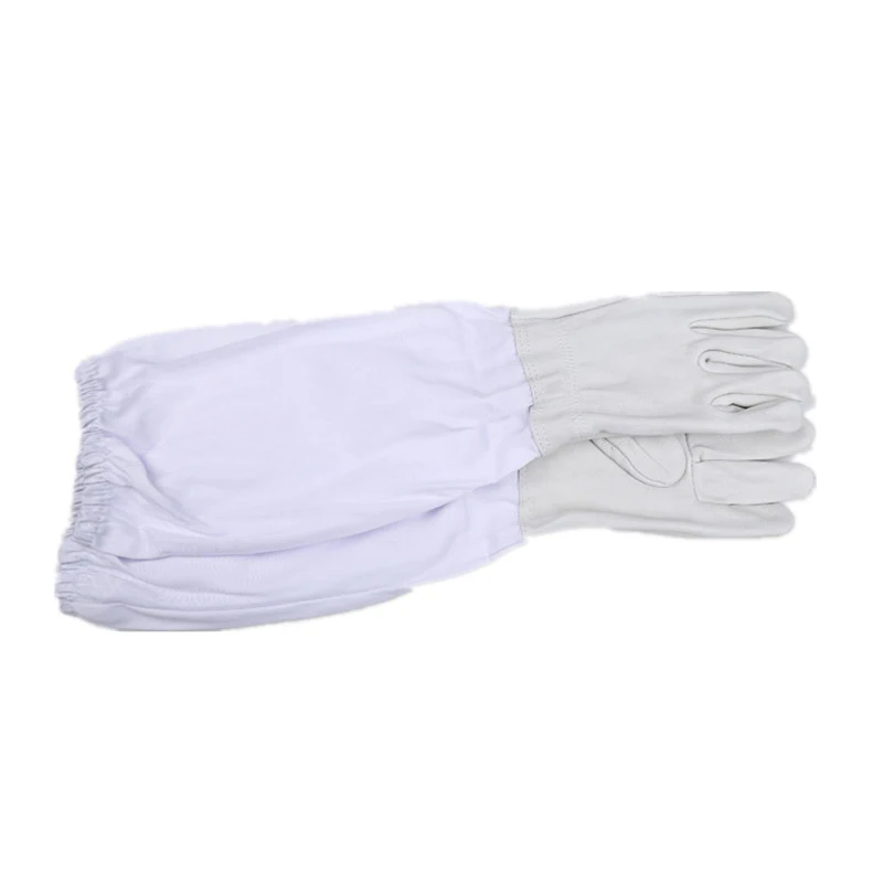 Beekeeping Sheepskin Gloves Anti-bee Anti-sting for Professional Apiculture Beekeeper Bee Keeping Tools 1 Pair - Image 2