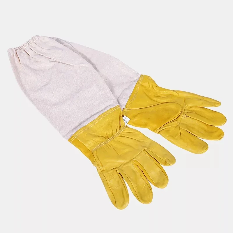 Beekeeping Sheepskin Gloves Anti-bee Anti-sting for Professional Apiculture Beekeeper Bee Keeping Tools 1 Pair - Image 5