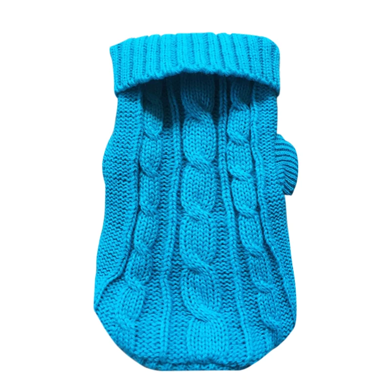 Small Medium Pet Dog Sweaters Winter Pet Clothes Warm Sweater Coat Outfit for Cats Clothes Woolly Soft Dog T Shirt Jacket - Image 9