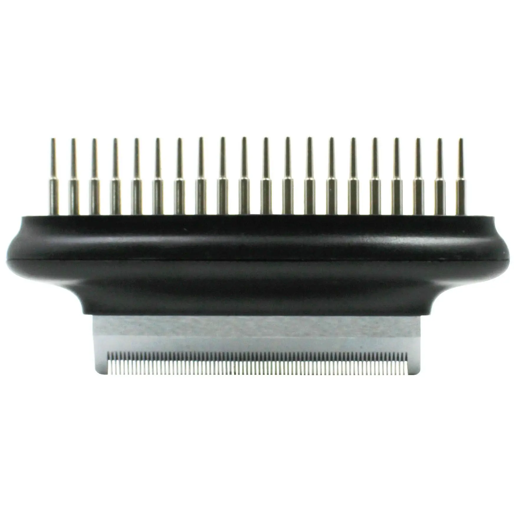DB Modern Pet Life Flex Series 2-in-1 Dual-Sided Grooming Tool Silicone Plastic Undercoat Pet Rake Deshedder for Cats - Image 3