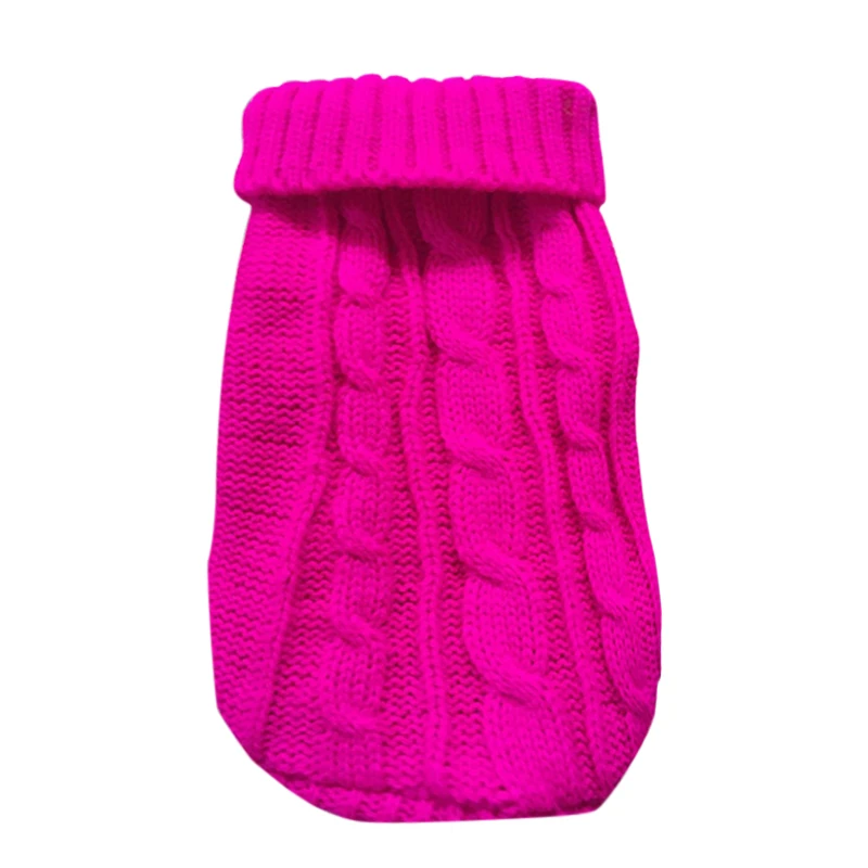Small Medium Pet Dog Sweaters Winter Pet Clothes Warm Sweater Coat Outfit for Cats Clothes Woolly Soft Dog T Shirt Jacket - Image 8