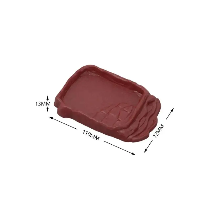 Reptiles Water Dish With Anti-Slip Imitation Rock Ladders Food Water Bowl For Turtle Lizards Gecko Small Pet Supplies - Image 11