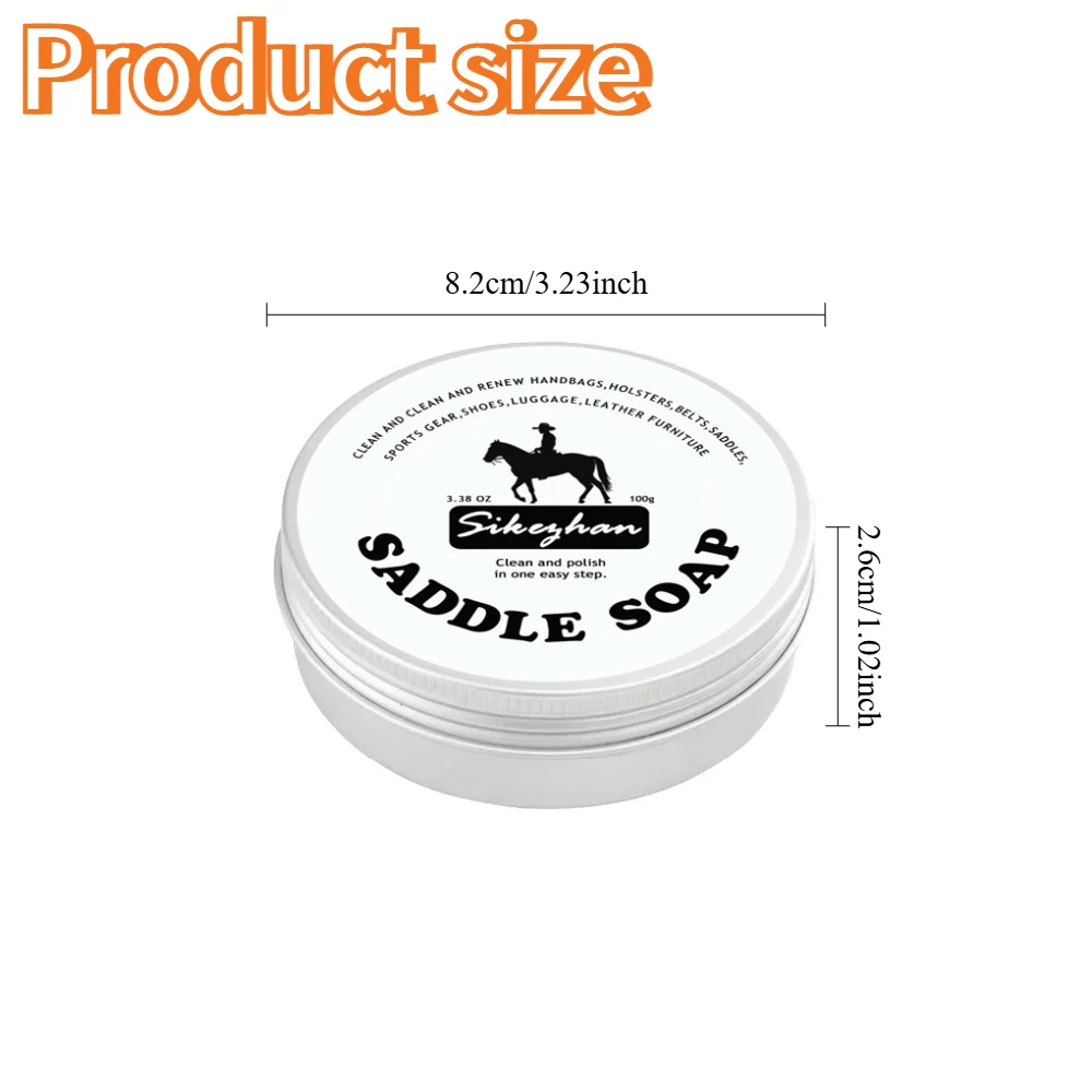 Premium Leather Saddle Cream Revitalize & Restore Deep Conditioning Waterproofing & Shine Enhancer for Horse Saddle Tack & Gear - Image 6