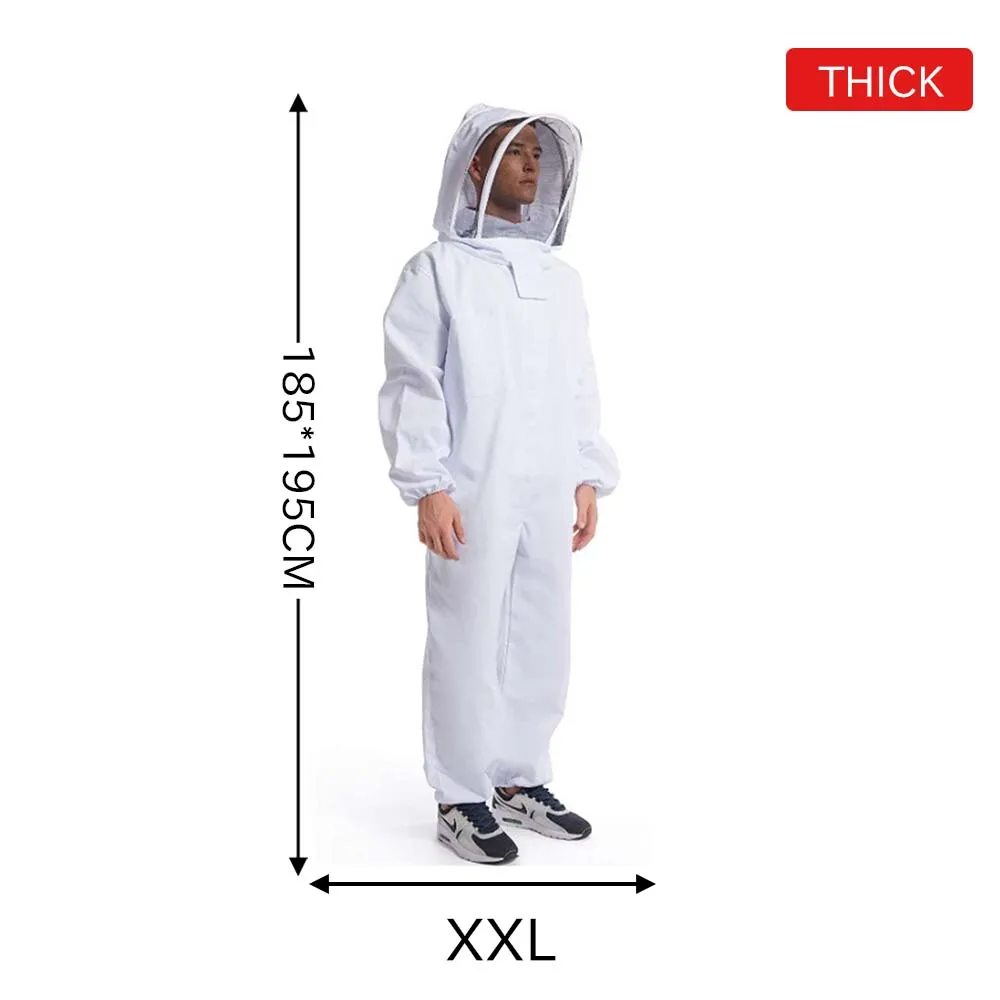 Full Body Beekeeping Clothes Professional Beekeepers Clothes Protection Beekeeping Suit Safty Veil Unisex Children Protective - Image 13