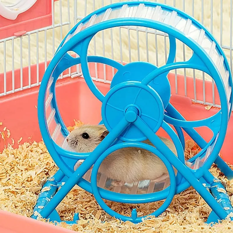 Hamster Running Wheel Hamster Ultra Quiet Anti Jamming Small Animal Sports Running Wheels Hamster Cage Accessories Toys Hamster - Image 5