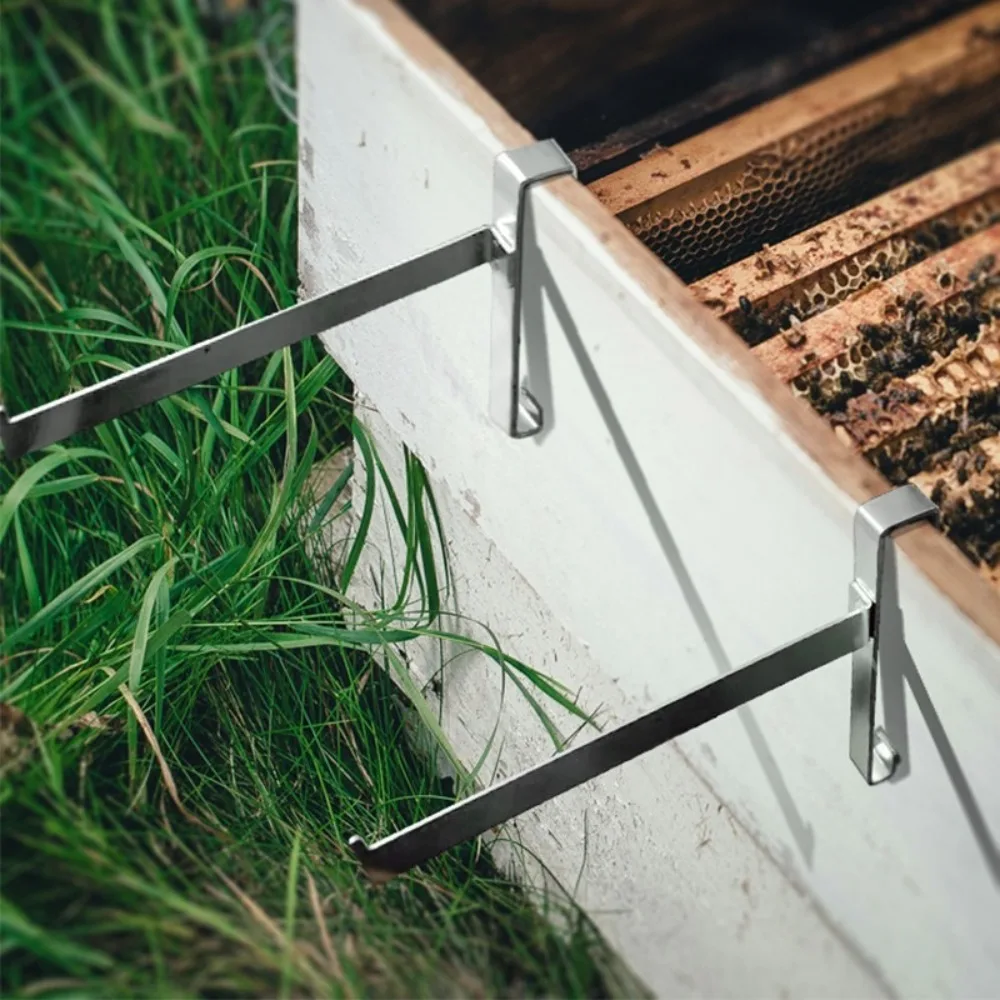 2pcs Stainless Steel Beehive Frame Holder Adjustable Multifunctional Beehive Support Rack Stable Rustproof Bee Hive Frame Grip - Image 4