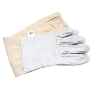 Beekeeping Sheepskin Gloves Anti-Bee,professional Apiculture Beekeeper Sleeves Cloth, Apiculture Durable Breathable White Gloves