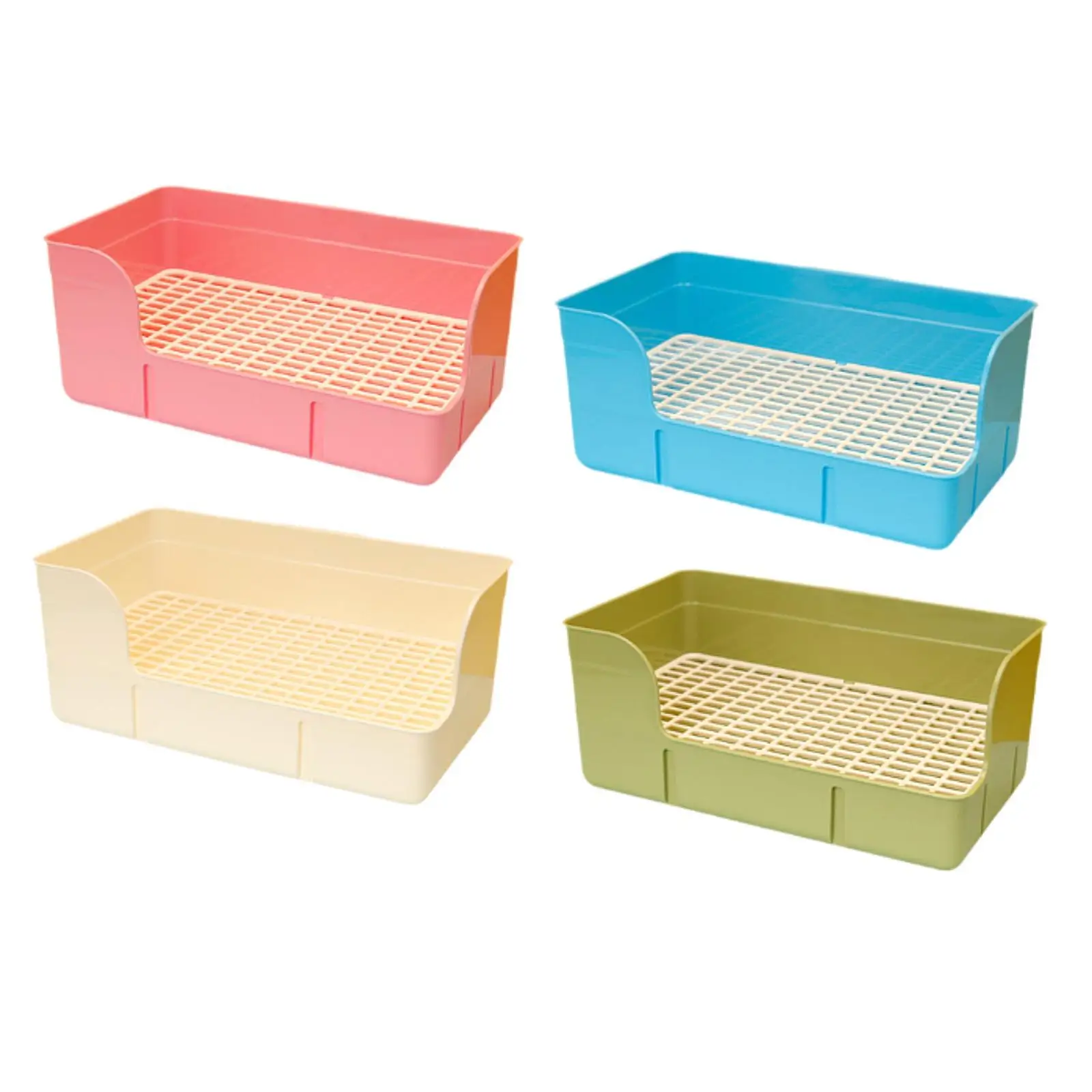 Pet Rabbit Litter Box Animal Bathroom Supplies Rabbit Urinal Tray Pet Toilet for Hamster Rats Ferrets Chinchillas Small Animals - Image 3