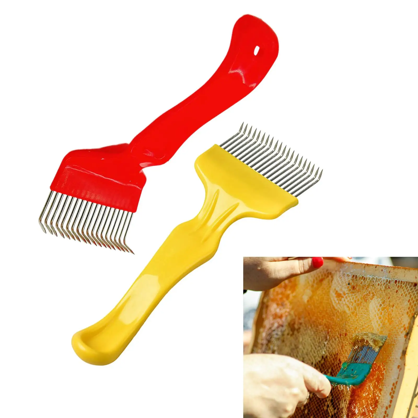 21 Tines Beekeeping Accessories 7.48inchx2.76inch Honey Extractor Tool Beekeeping Uncapping Fork Bee Keeping Honey Comb - Image 4