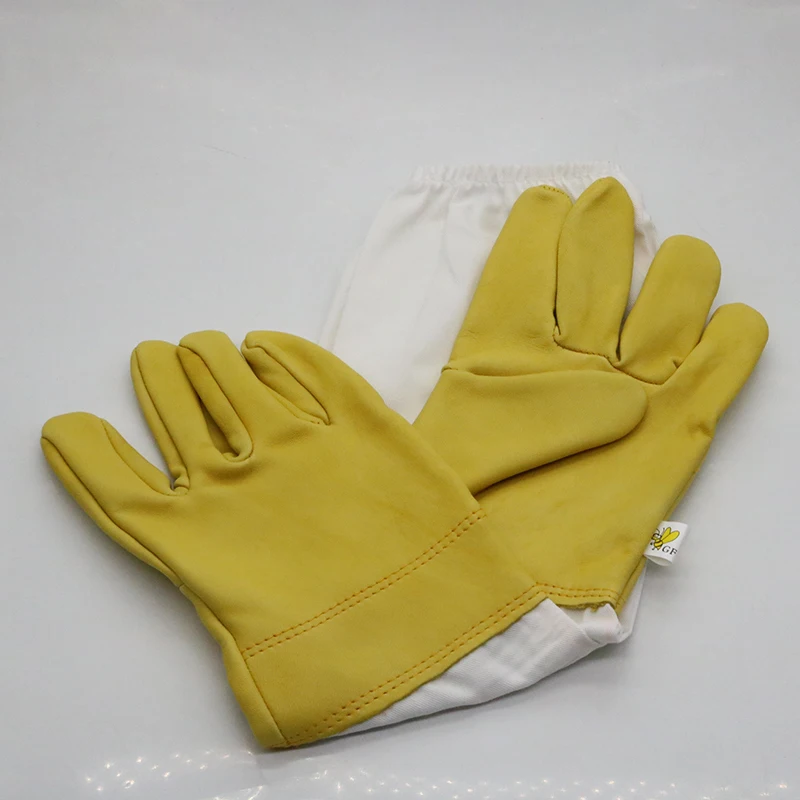 Beekeeping gloves Sheepskin Gloves Anti-bee Anti-sting for Professional Apiculture Beekeeper Bee Keeping Tools 1 Pair - Image 6