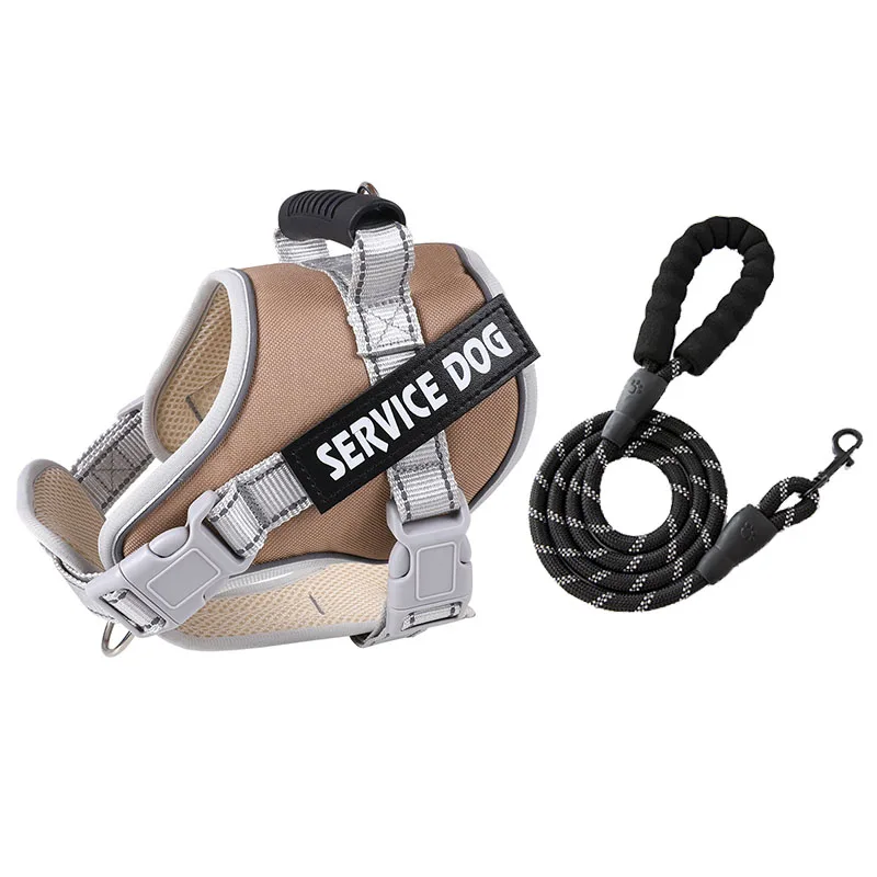 Service Dog Chest Harness No Pull Dog Hook Suitable Large Dog Vest Style Walking Rope Control Dog Strap Accessories Prevent Loss - Image 15