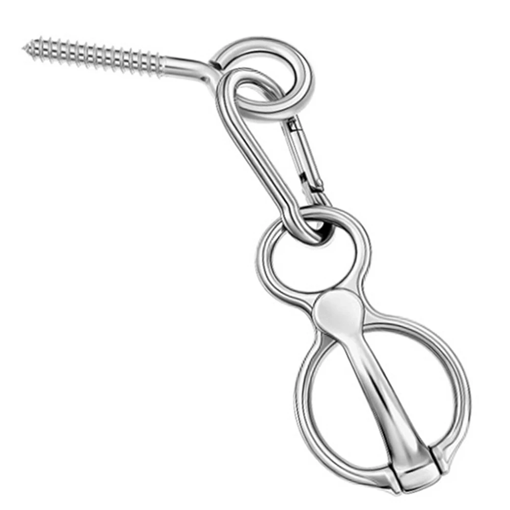 1 Set Heavy-Duty Horse Tie Ring Stainless Steel Horse Tack and Supplies Horse Accessories Horse Training Equipment for Horses - Image 7