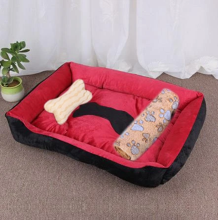 Pet Large Dog Bed Warm House Candy-colored Square Nest Pet Kennel For Small Medium Large Dogs Cat Puppy Plus Size Dog Baskets - Image 18