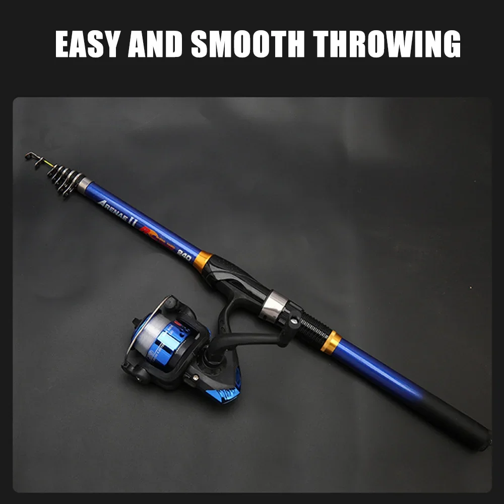 Telescopic fishing rod light carbon cast rod 1.5M-3M outdoor fishing tool accessories for night fishing and outdoor fishing - Image 5