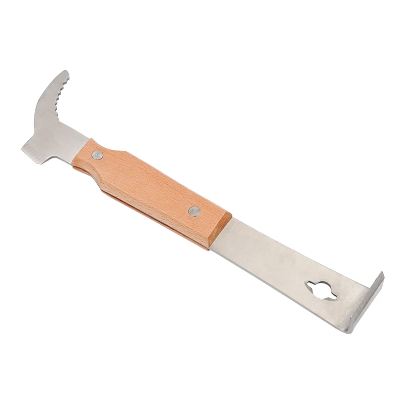Stainless Steel Bee Hive Hook Scraper Multifunctional Beekeeping Hive Tool Hive Scraper Beekeeping Equipment Frame Cleaning Tool - Image 2