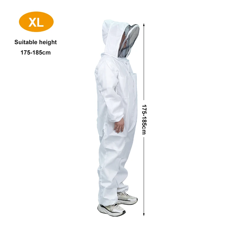 1pc Full Body Beekeeping Clothes Professional Beekeepers Clothes Protection Professional Beekeeping Suit Safty Veil Unisex - Image 7