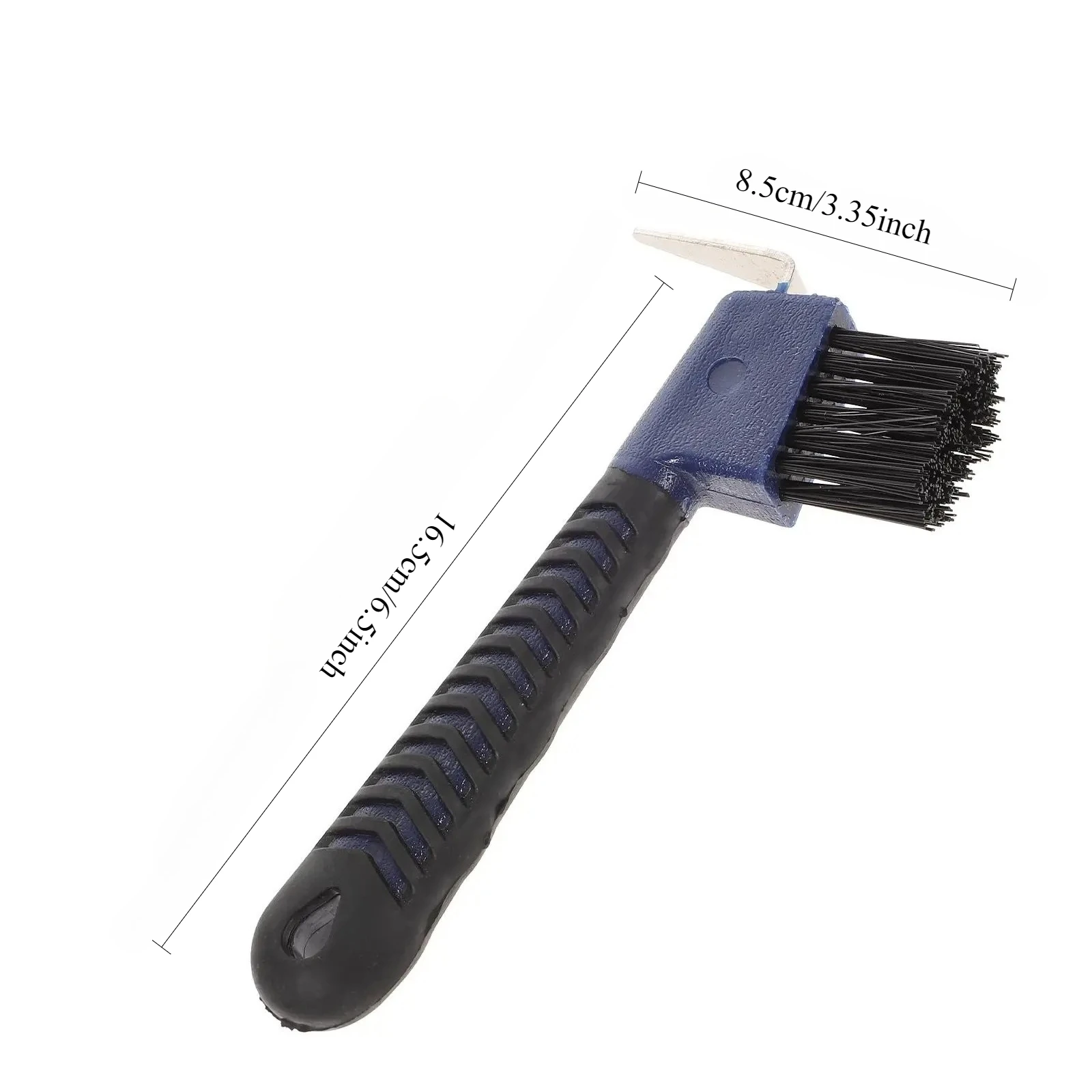 Stainless Steel Hoof With Brush Comfortable Grip Horse Hoof Durable Nylon Bristle Horse Grooming Tools Hoof Cleaning - Image 6