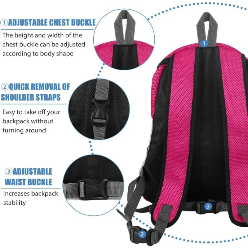 Pet Backpack for Small Medium Dogs Pet Dog Transport Backpack Travel Breathable Dog Carrier Puppy Carrier Pets Carrying Supplies - Image 5