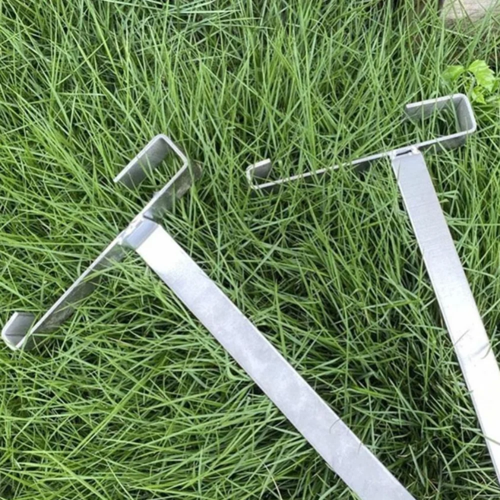 2pcs Stainless Steel Beehive Frame Holder Rustproof Adjustable Beehive Support Rack Stable Multifunctional Bee Hive Frame Grip - Image 5