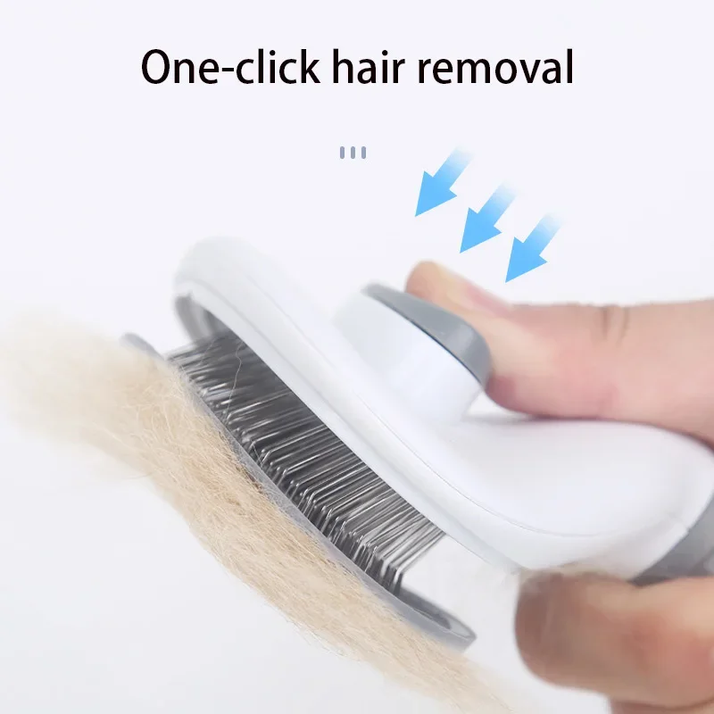 Pet Dog Hair Brush Cat Comb Grooming And Care Cat Brush Stainless Steel Comb For Long Hair Dogs Cleaning Pets Dogs Accessories - Image 5