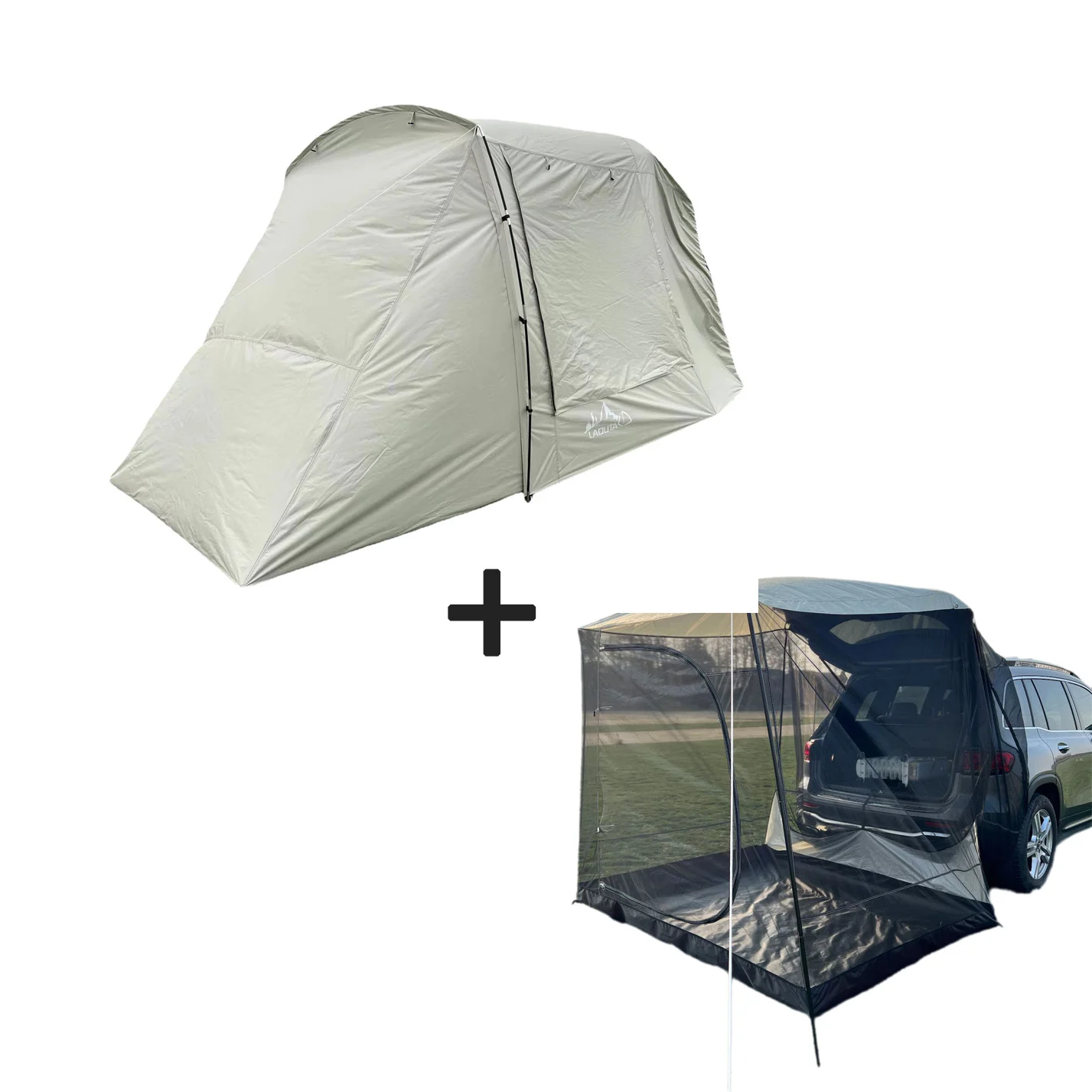 Lohascamping Car box docking tent Portable Waterproof SUV Tail Tent 3-4 people Dome tent Sunshade Tunnel style tent,Large tent, - Image 8