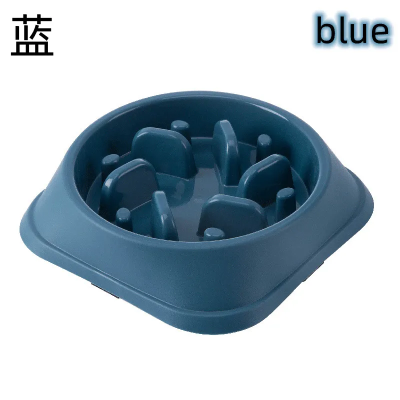 Pet Cat Dog Slow Food Bowl Fat Help Healthy Round Anti-choking Thickened And Non-slip Multiple Colors Shapes - Image 10