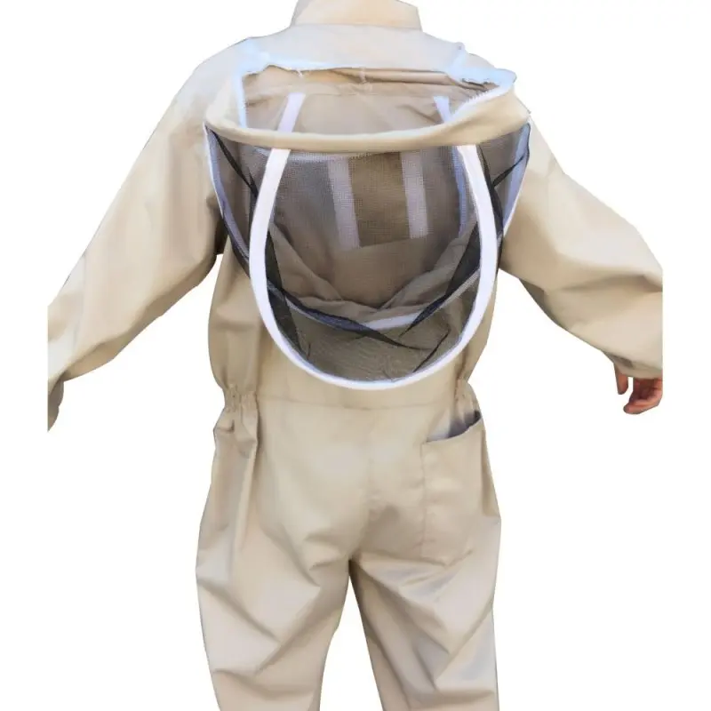 Full Body Beekeeping Professional Ventilated Bee Keeping Suit With Leather Glove Beeproof Protective Clothing Farm Safety Outfit - Image 3