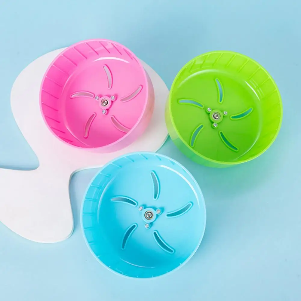 Hamster Wheel Small Exercise Wheel Silent Rotatory Hamster Exercise Wheel for Pet Supplies Smooth Guinea Pig Running for Small - Image 5