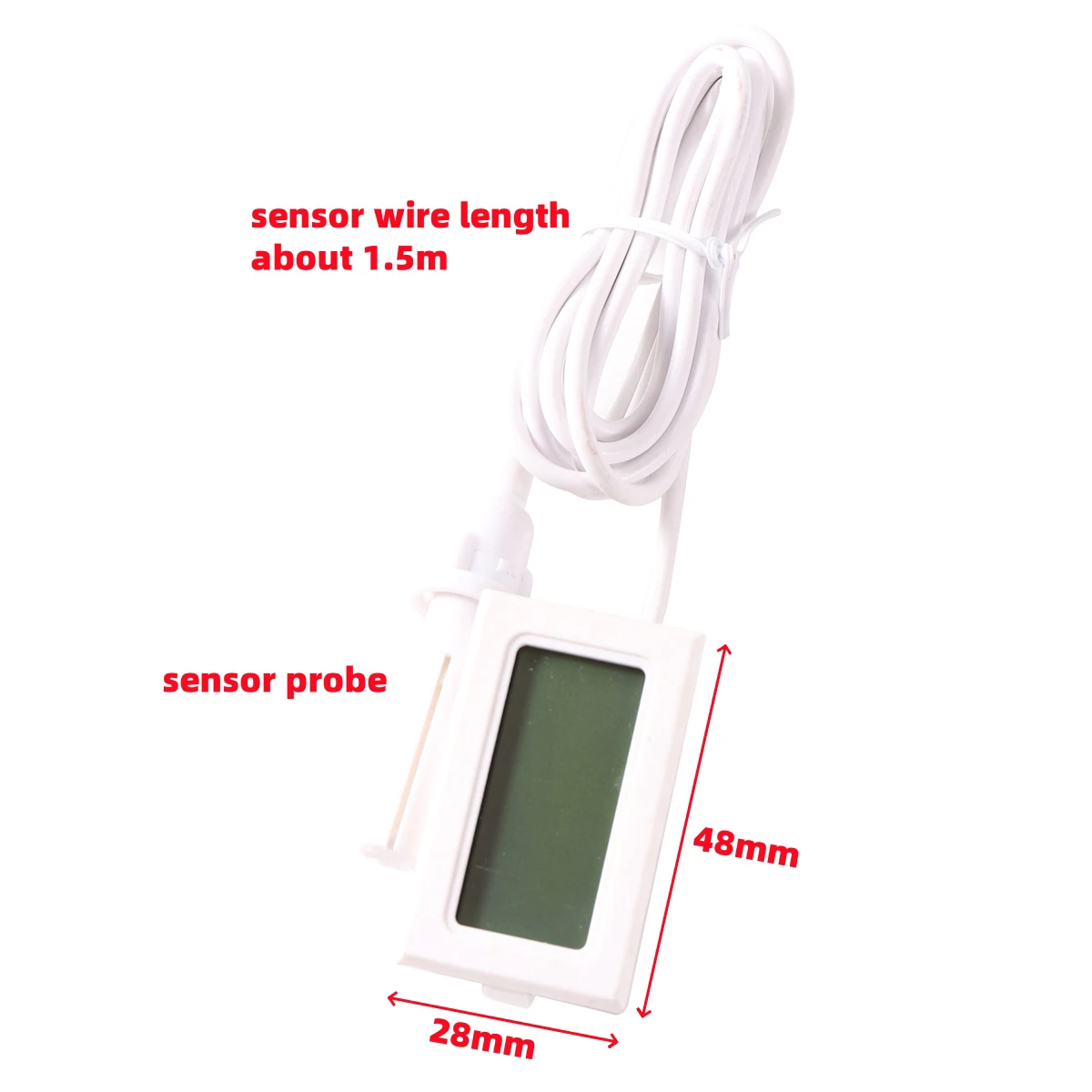 1 set Beekeeping Beehive LCD Digital Display Hygrothermograph Electronic Embedded Temperature & Humidity Meter Gauge Instruments - Image 7