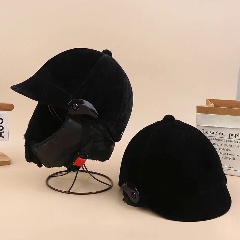 Horse Riding Helmet Professional Unisex Classic Horse Riding Cap Protective Gear Outdoor Adjustable Sports Equestrian Hat Cap - Image 2